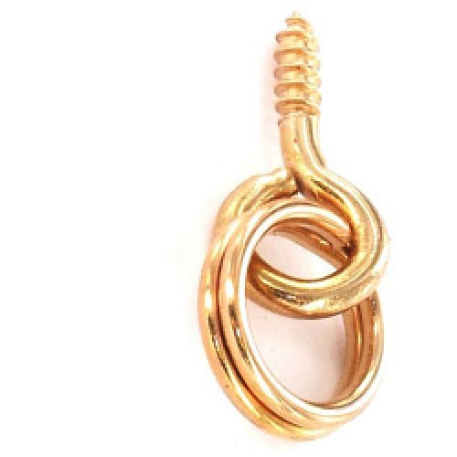 Screw Eyes & Rings No.2 Copper Finish 8 Per Pack